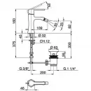 Смеситель для биде с донным клапаном Cisal Cherie CE00055024