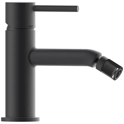 Смеситель для биде Bossini Teo Z00702.073 c донным клапаном, черный матовый