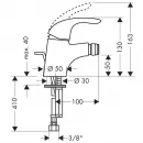 Hansgrohe Focus E 31720000 Смеситель для биде