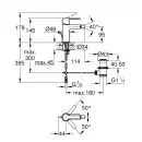 Смеситель для биде c донным клапаном Grohe Lineare 33848AL1