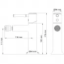 Смеситель для биде Wonzon & Woghand Tor WW-88016073-CR хром