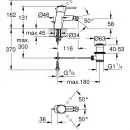 Смеситель для биде с донным клапаном Grohe Concetto New 32208001