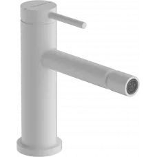 Смеситель для биде Hansgrohe Tecturis S 73201700 с донным клапаном, белый матовый
