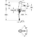 Смеситель для биде с цепочкой Grohe Concetto 32209000