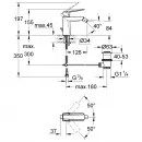 Смеситель для биде Grohe Allure Brilliant 24347000 с донным клапаном, хром