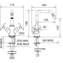 Смеситель для биде Migliore Sirius 28170