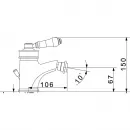 Смеситель для биде Migliore Ermitage ML.ERM-7023.BI.DO