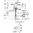 Смеситель для биде с донным клапаном Grohe Eurostyle 23720003