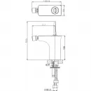 Смеситель для биде Wonzon & Woghand Shark WW-48B5001-CR хром