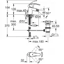 Смеситель для биде c донным клапаном Grohe Eurosmart 23789002