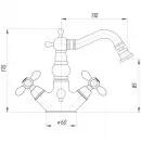 Смеситель для биде Migliore Princeton Plus ML.PRP-8044.DO
