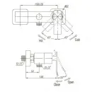 Смеситель для душа BelBagno Ticino TIC-ESDM-CRM