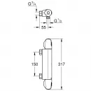 Термостат для душа Grohe Grohtherm 1000 34760000 хром