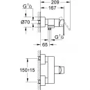 Смеситель для душа Grohe Quadra 32637000