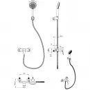 Смеситель для душа Wonzon & Woghand Alfa WW-AE3102-CR с душевым гарнитуром, хром