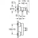 Смеситель для душа Grohe Lineare 33865001