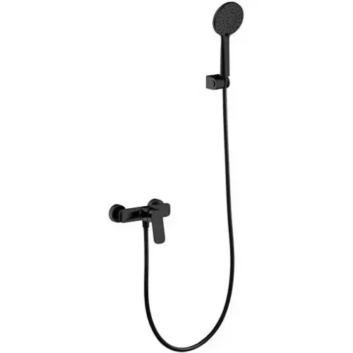 Смеситель для душа Arrow AG3503MB-A с душевым гарнитуром, черный матовый