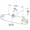 Термостат для душа Gustavsberg Nautic GB41215324