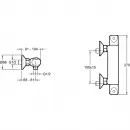 Термостат для душа Jacob Delafon Robust E75771-CP