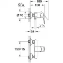 Смеситель для душа Grohe BauLoop 23340000