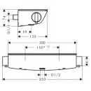 Термостат для душа Hansgrohe Ecostat Select 13161400