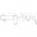 Смеситель для душа Wonzon & Woghand Balance WW-054101-CR хром