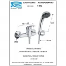 Смеситель для душа Remer Serie 35 F39