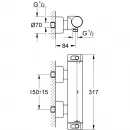 Термостат для душа Grohe Grohtherm 2000 NEW 34169001