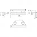 Смеситель для душа Villeroy & Boch Subway 3.0 TVS11200100061