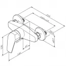 Смеситель для душа Am.Pm Gem F9020000