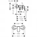 Смеситель для душа Hansgrohe Logis 71601670
