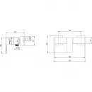 Смеситель для душа Villeroy & Boch Architectura Square TVS12500100061