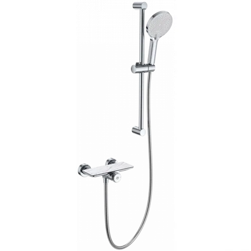 Смеситель для душа Wonzon & Woghand Click WW-B2052-A-CR с душевым гарнитуром, хром