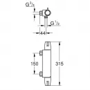 Термостат для душа Grohe Grohtherm Special 34681000