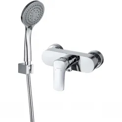 Смеситель для душа Aquatek Вега AQ1034CR с душевым гарнитуром, хром