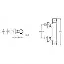 Термостат для душа Jacob Delafon Brive E24334-CP + E12980-CP