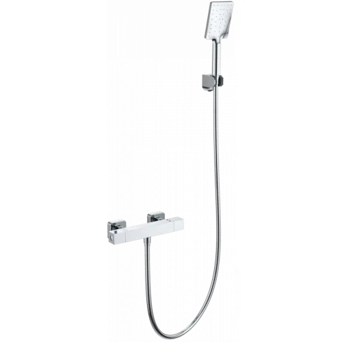 Термостат для душа Wonzon & Woghand Stay 3 WW-B2062-A-CR с душевым гарнитуром, хром