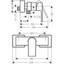 Смеситель для душа Hansgrohe Vernis Shape 71650670