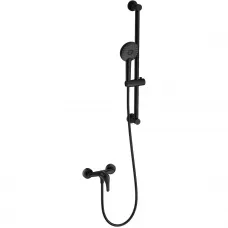Смеситель для душа Wonzon & Woghand WW-4570-MB с душевым гарнитуром, черный матовый