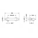 Термостат для душа Duravit B.2 B24220000010