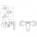 Смеситель для душа Villeroy & Boch Subway 2.0 TVS10200100061