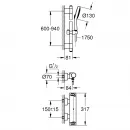 Термостат для душа Grohe Grohtherm 2000 NEW 34482001