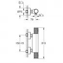Термостат для душа Grohe Grohtherm 1000 Performance 34776000