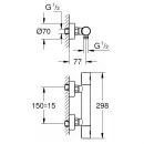 Термостат для душа Grohe Grohtherm 800 Cosmopolitan 34765000