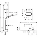 Термостат для душа Hansgrohe Pulsify Select 105 3jet Relaxation 24260000