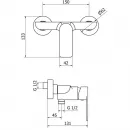 Смеситель для душа Cezares FURORE-DM-01-Cr