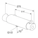 Термостат для душа Gustavsberg Atlantic GB41215004