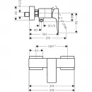 Смеситель для душа Hansgrohe Metropol 32560140