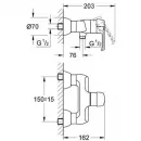 Смеситель для душа Grohe Eurowing 33679000