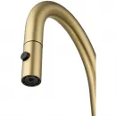 Смеситель для кухни Wonzon & Woghand WW-A21252-BG с выдвижным изливом, золотой матовый
